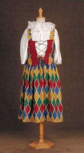 costume de femme ; costume d'arlequine (2007.3.14.0 (fiche "mère"))