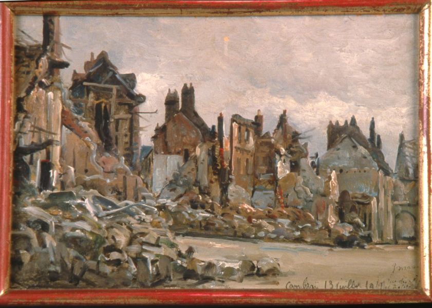 Cambrai en 1919 rue des Clefs et rue des Ratelots