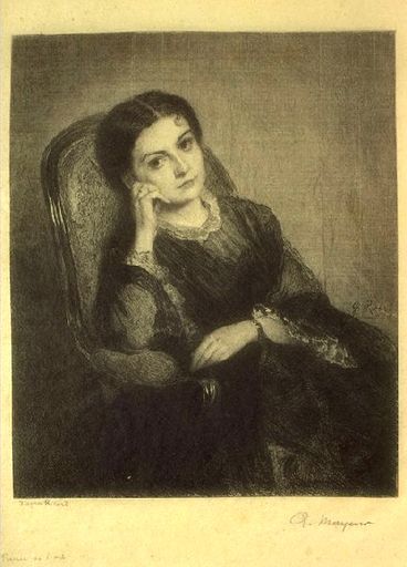 Portrait de Madame de Calonne assise