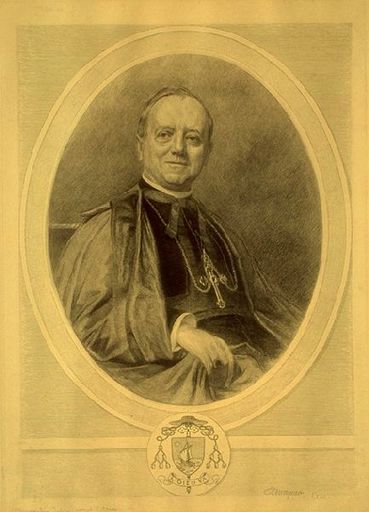 Portrait de Monseigneur Julien, évêque d'Arras