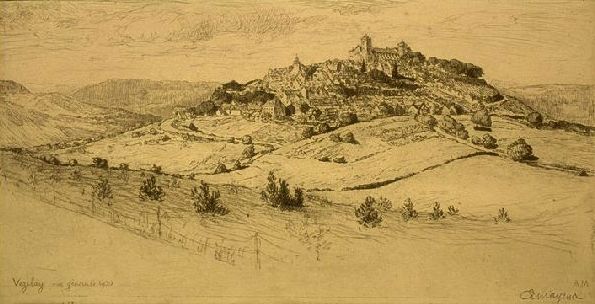Vezelay, vue générale