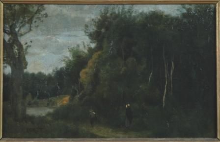 tableau, Entrée du bois à Ville-d'Avray