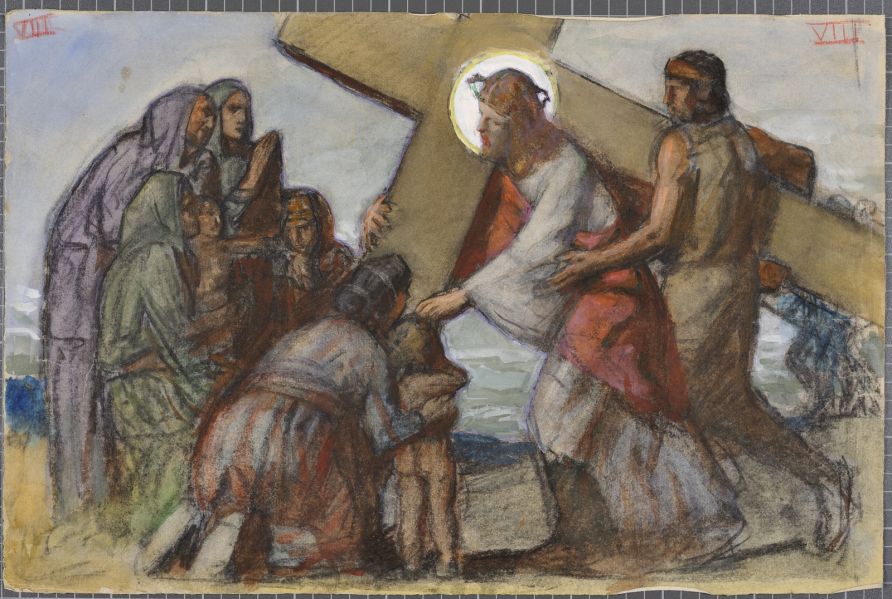 Station 8 : le Christ rencontre les femmes de Jérusalem