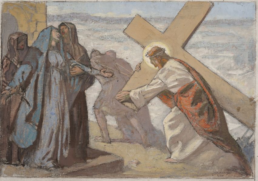 Station 4 : le Christ rencontre sa mère