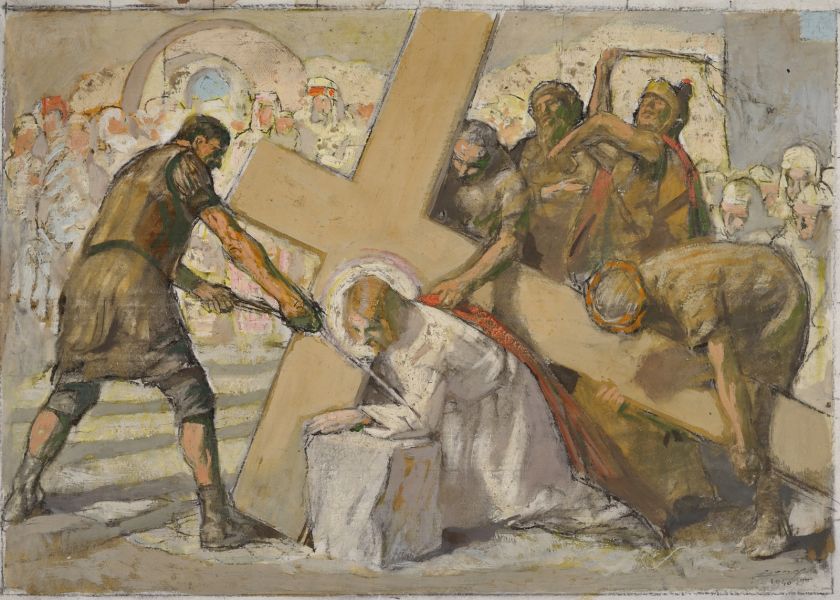 Station 3 : le Christ tombe pour la première fois