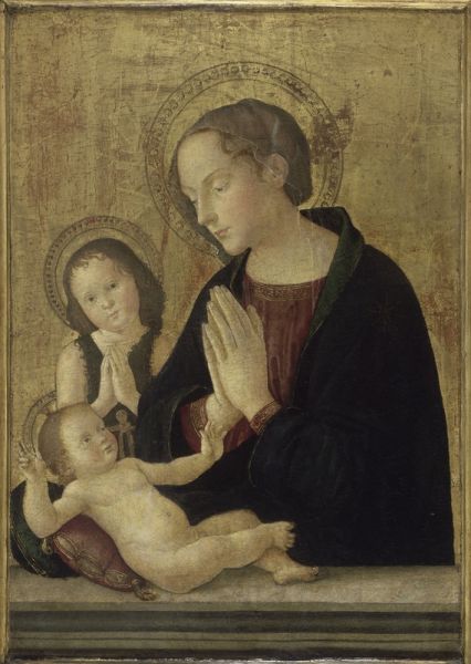 La Vierge adorant l'Enfant Jésus et saint Jean ; La Vierge, l'Enfant Jésus et saint Jean