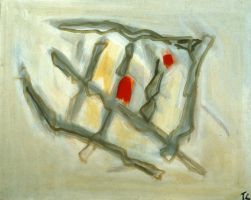 Ponctuation, 1949
huile sur toile
73 x 92 cm
Musée Granet, Aix-en-Provence. N° Inv. : 985.4.1
