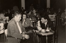 Pierre Tal Coat et Alberto Giacometti à la Biennale de Venise en 1956