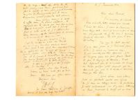 Lettre de Jean Marfaing datée du 5 novembre 1916.