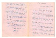 Lettre de Jean Marfaing datée du 29 octobre 1918.