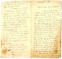 Lettre de Jean Marfaing datée du 24 septembre 1914