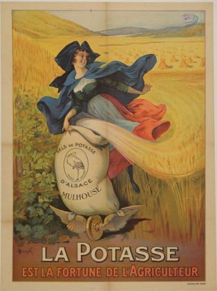 La potasse est la fortune de l'agriculteur ; © F. Lauginie – Le Compa – 2013