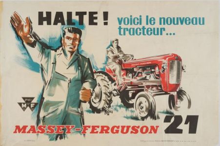 Halte ! Voici le nouveau tracteur... Massey-Ferguson 21