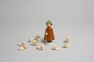 Berger ; moutons (miniatures )