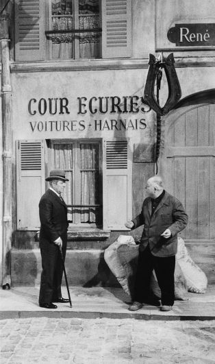 "Cinéma", Jean Renoir, Jean Gabin, Tournage de « French Cancan » ; © Marquis Jean