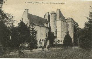 HUISMES, près Chinon (I.-et-L.). - Château de Comtebault