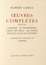 Camus, Œuvres complètes (Théâtre)