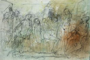 Dionysies au crucifié, dessin -1997