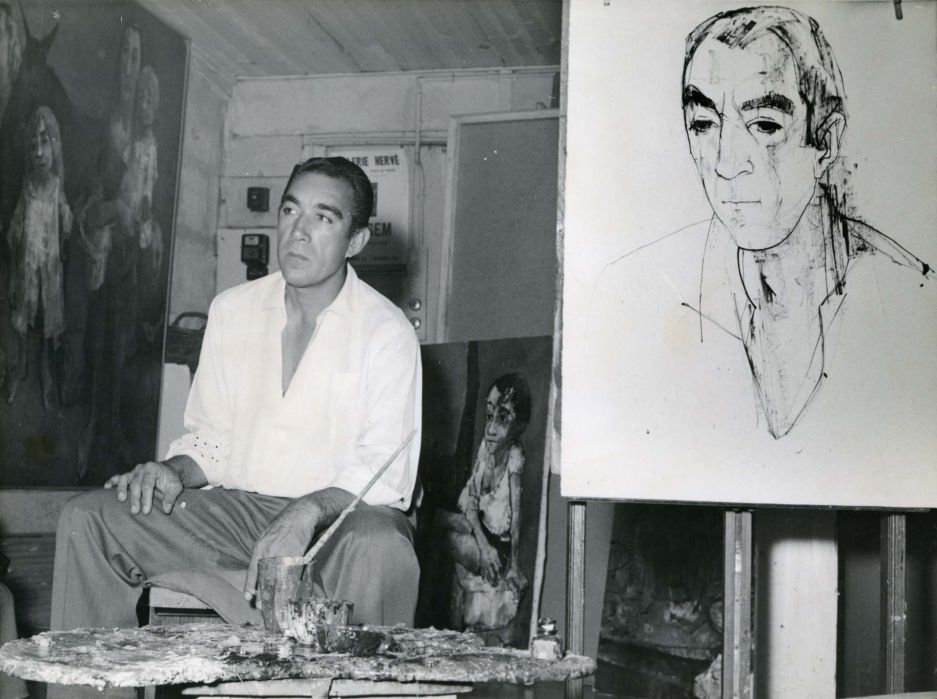 1954, portrait d'Anthony Quinn