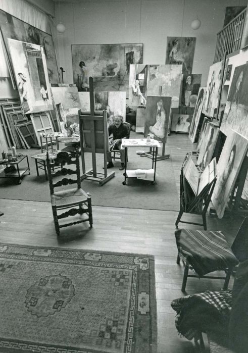 1973, l'atelier d'Issy-les-Moulineaux