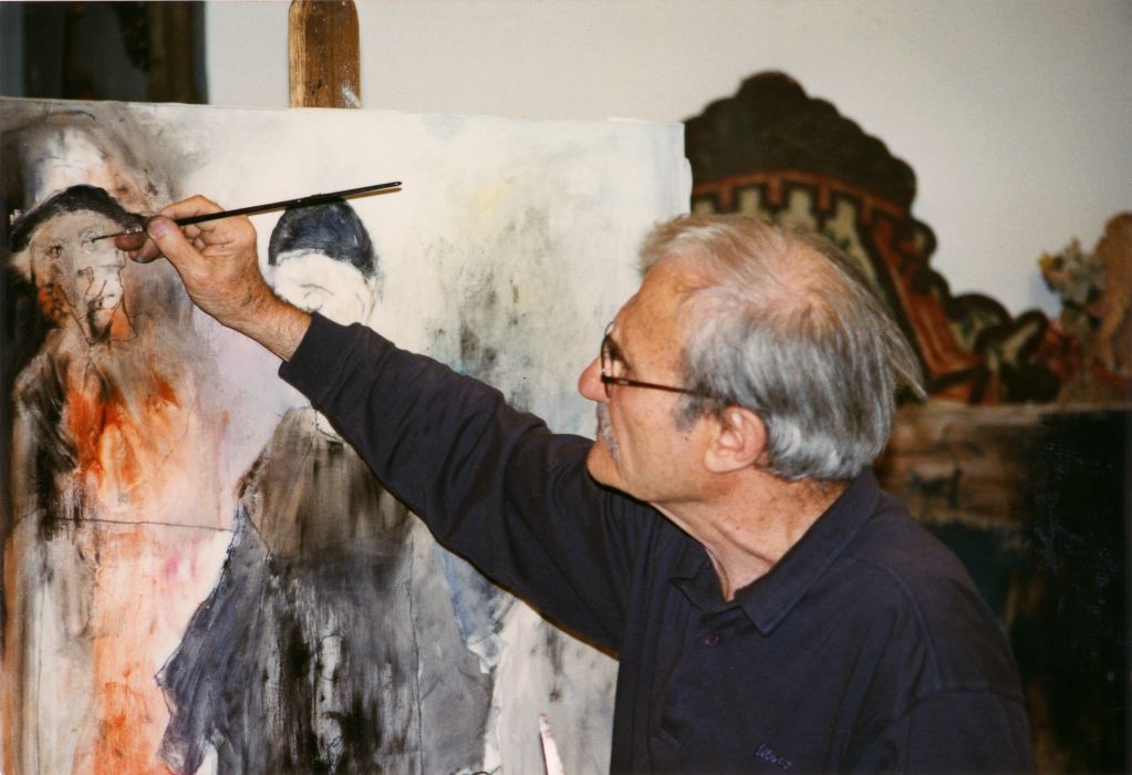 1996, atelier d'Issy-les-Moulineaux ; © droits réservés