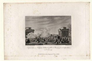 Départ des ex Députés Billaud, Collot et Barrère pour la déportation, le 1er Avril 1795