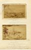 2 paysages, photographies de dessins anciens : Papeete, M...