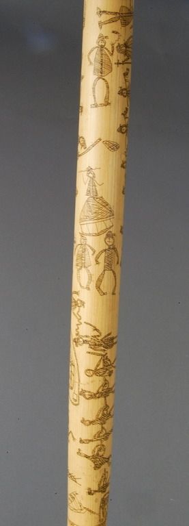 Bambou gravé ; © Musée des Beaux-Arts de Chartres