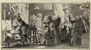 Benoît-Louis Prévost, graveur, d’après Charles Nicolas Cochin dit Le Jeune, dessinateur, École de dessin
1763, eau-forte et burin