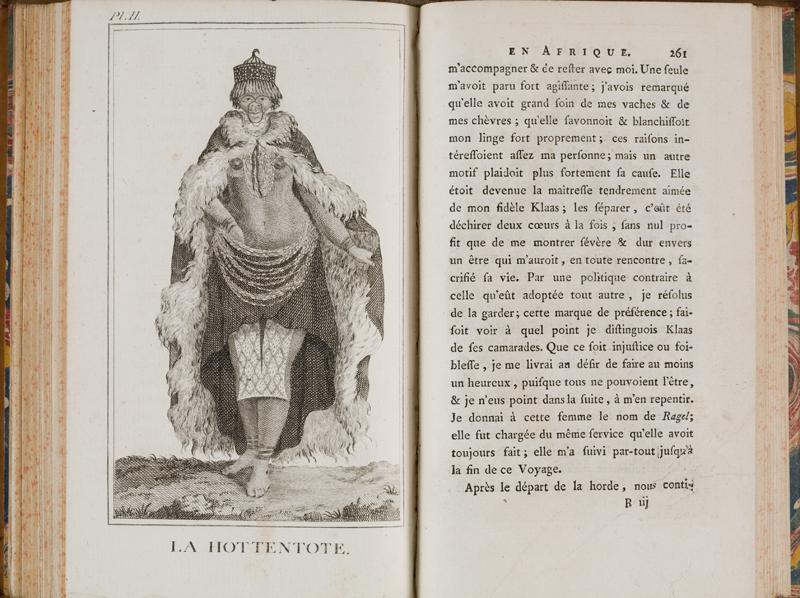 Voyage de Monsieur Le Vaillant, La Hottentote