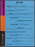 Programme novembre