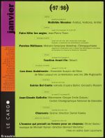 Programme janvier