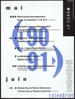 Programme mai-juin