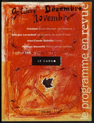Programme de saison 19993/1994 "Le programme en revue N°1" ; © Titulaire(s) des droits : MC2 Grenoble