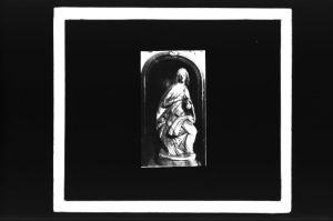 plaque de verre photographique ; La Vierge de Saint-Bruno par Pietro Bernini