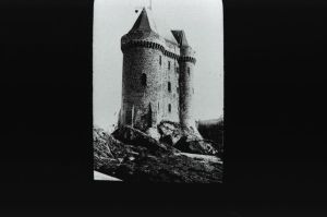 plaque de verre photographique ; Saint-Malo : Saint-Servan-sur-Mer : Tour Solidor