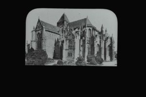 plaque de verre photographique ; Dinan : église Saint-Malo