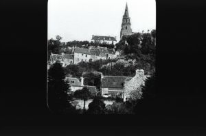 plaque de verre photographique ; Lannion : église de Brélénevez