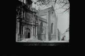 plaque de verre photographique ; Auray : église Saint-Gildas