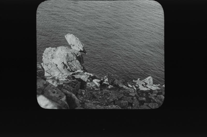 plaque de verre photographique ; Le littoral