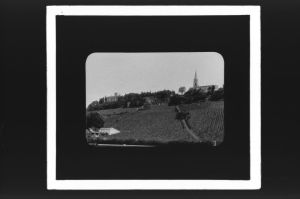 plaque de verre photographique ; Ste Croix du Mont