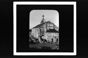 plaque de verre photographique ; Soulac, église