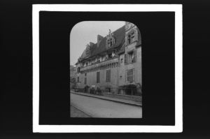 plaque de verre photographique ; Périgueux, Maison du Pont vieux