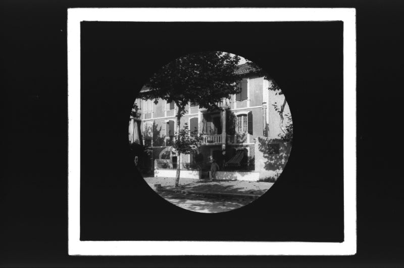 plaque de verre photographique ; Saint-Jean-de-Luz, Villa Anna