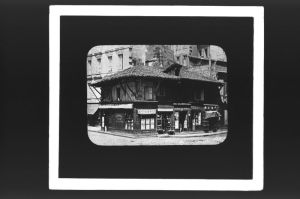 diapositive sur verre ; Bordeaux - Maison du XV - Place du Vieux Marché