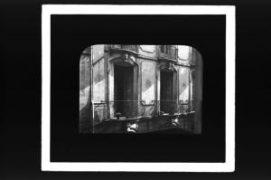 diapositive sur verre ; Bordeaux - Maison Louis XVème - 21 rue Raze - 1er étage