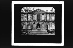 diapositive sur verre ; Bordeaux - Hôtel, 22 bis rue du Temple (milieu du XVIIIéme siècle)