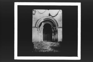 plaque de verre photographique ; Porte de Magrigne