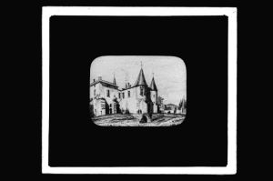 plaque de verre photographique ; Maison noble de Barrault