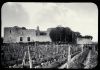 plaque de verre photographique ; Fargues, château ; vue g...